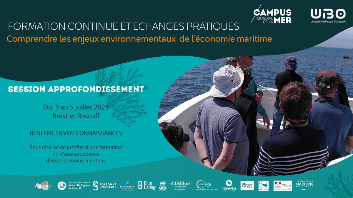 Formation Comprendre les enjeux environnementaux de l'économie maritime : session Approfondissement