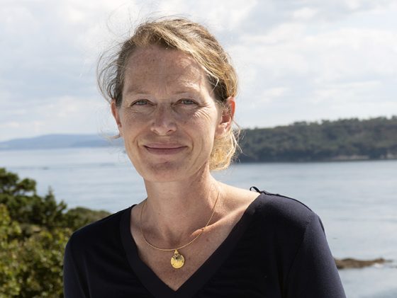 Caroline Peltier à la barre du Cluster algues Pays de Brest