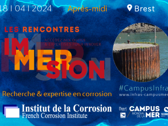 Rencontre Immersion Entreprise le 18 avril à l’Institut de la Corrosion : les inscriptions sont ouvertes ! 